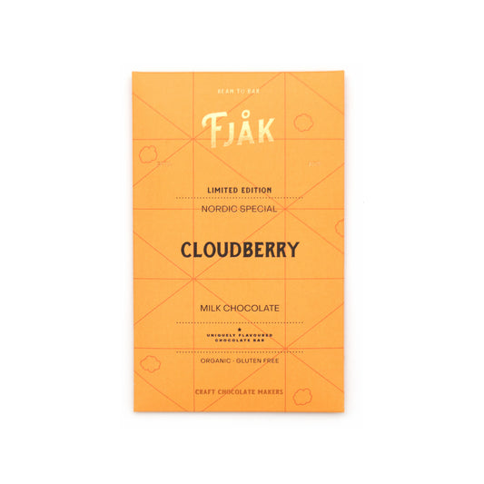 Fjak Cloudberry 50% Milk Chocolate Bar - 60g