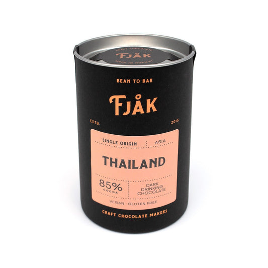 Fjak Thailand 85% Single Origin Dark Drinking Chocolate Canister - 220g