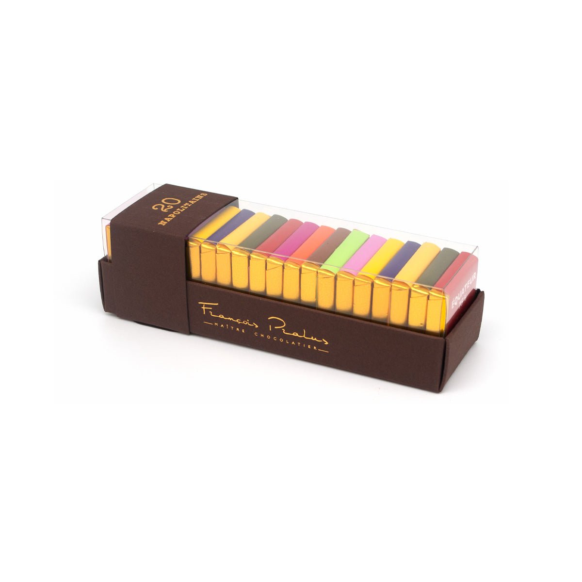 Pralus Napolitans of the Tropics 10 Vintages Dark Chocolate Napolitains Gift Box