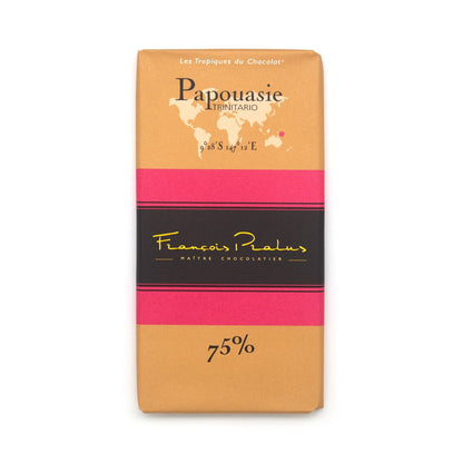 Pralus Papouasie 75% Single Origin Dark Chocolate Bar - 100g