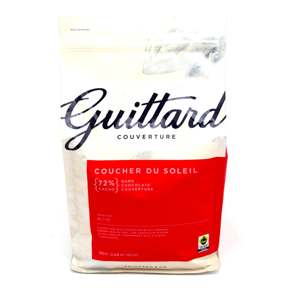 Guittard Couverture chocolate packaging on a white background