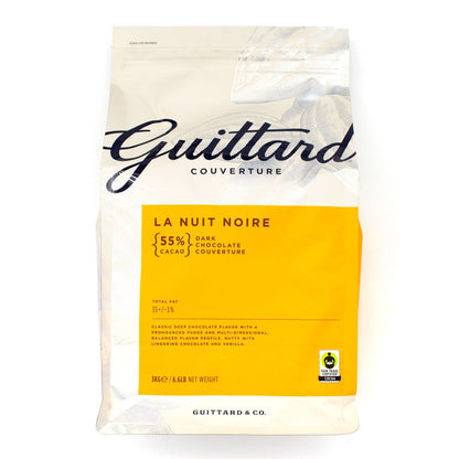 Guittard Couverture dark chocolate packaging on a white background
