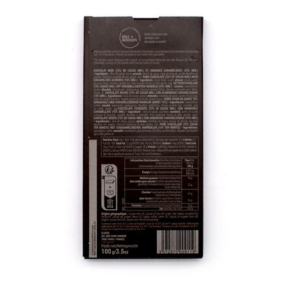 Michel Cluizel 72% Dark Chocolate with Caramelized Almonds Bar - 100g