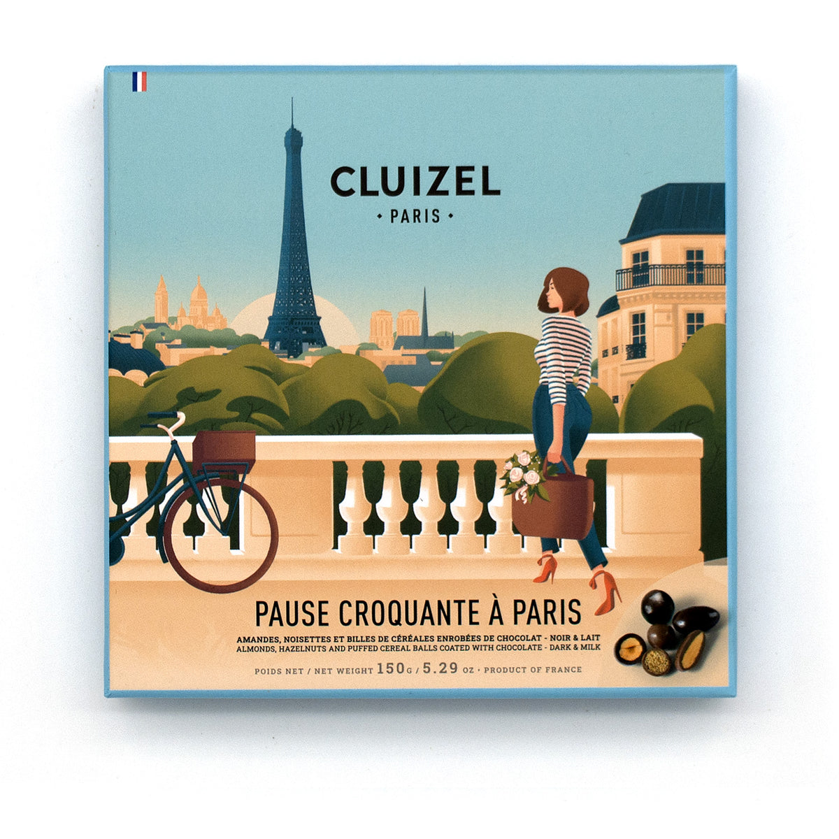 Michel Cluizel Assorted Dark and Milk Chocolate Crunchy Gift Box - 150g