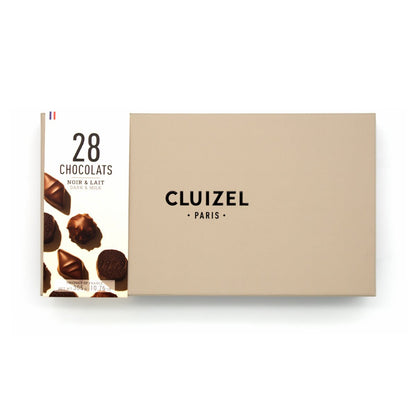 Michel Cluizel Assorted Dark & Milk Chocolate Truffles Box - 28 pc - 305g