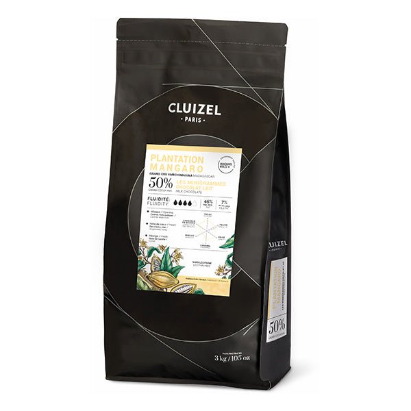 Cluizel chocolate packaging with brand name on a white background