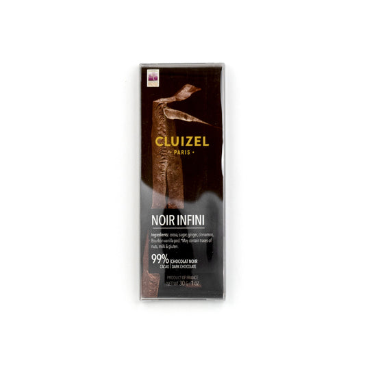 Michel Cluizel Noir Infini 99% Dark Chocolate Mini-Bar - 30g