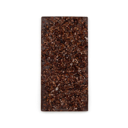 Cluizel US Sea Salt & Cocoa Nibs 65% Dark Chocolate Bar - 70g