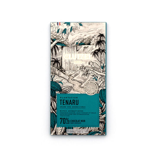 Michel Cluizel Tenaru Noir 70% Single Plantation Dark Chocolate Bar - 70g