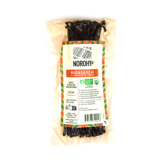 Norohy Whole Organic Madagascan Vanilla Beans