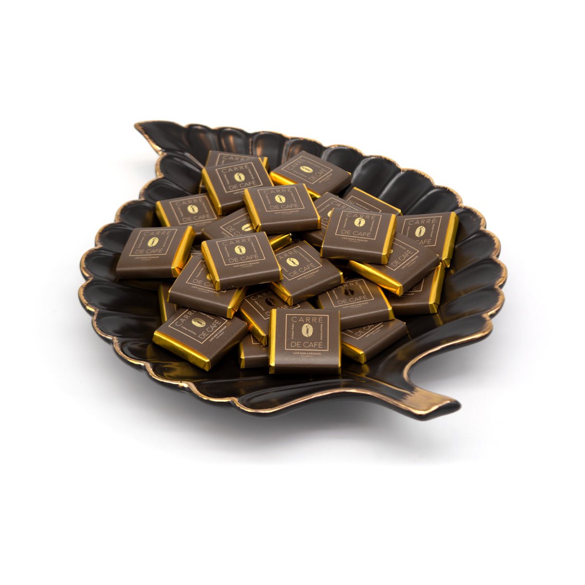 Pralus Carre-De Cafe Noir Dark Coffee Napolitains