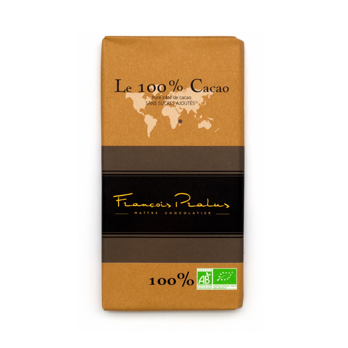 Pralus Le 100% Madagascar BIO Single Origin BIO Dark Chocolate Bar - 100g