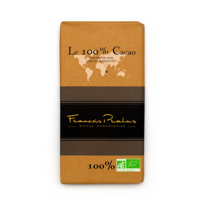 Pralus Le 100% Madagascar BIO Single Origin BIO Dark Chocolate Bar - 100g