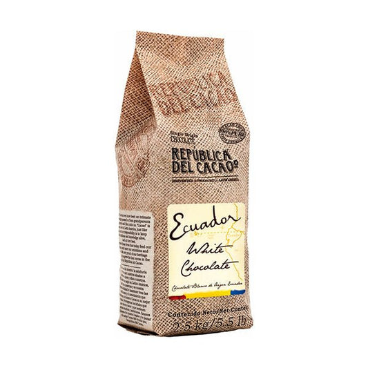 Republica del Cacao Ecuador Single Origin 31% White Chocolate Buttons
