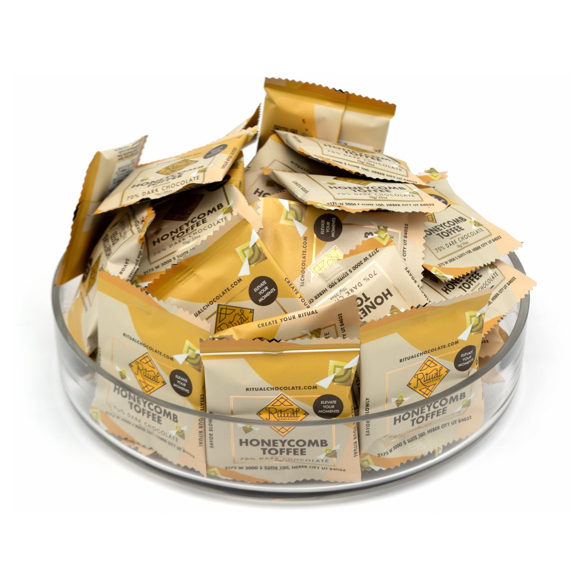 Ritual Chocolate Honeycomb Toffee 70% Dark Chocolate Napolitains