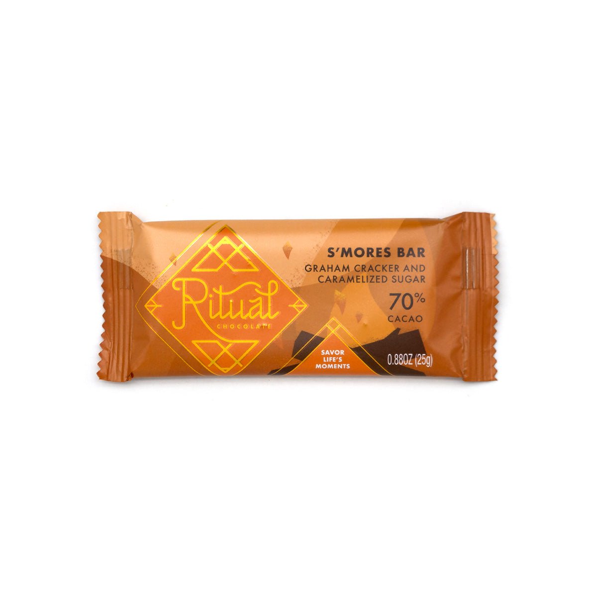 Ritual Chocolate S'Mores 70% Dark Chocolate Mini-Bar - 25g