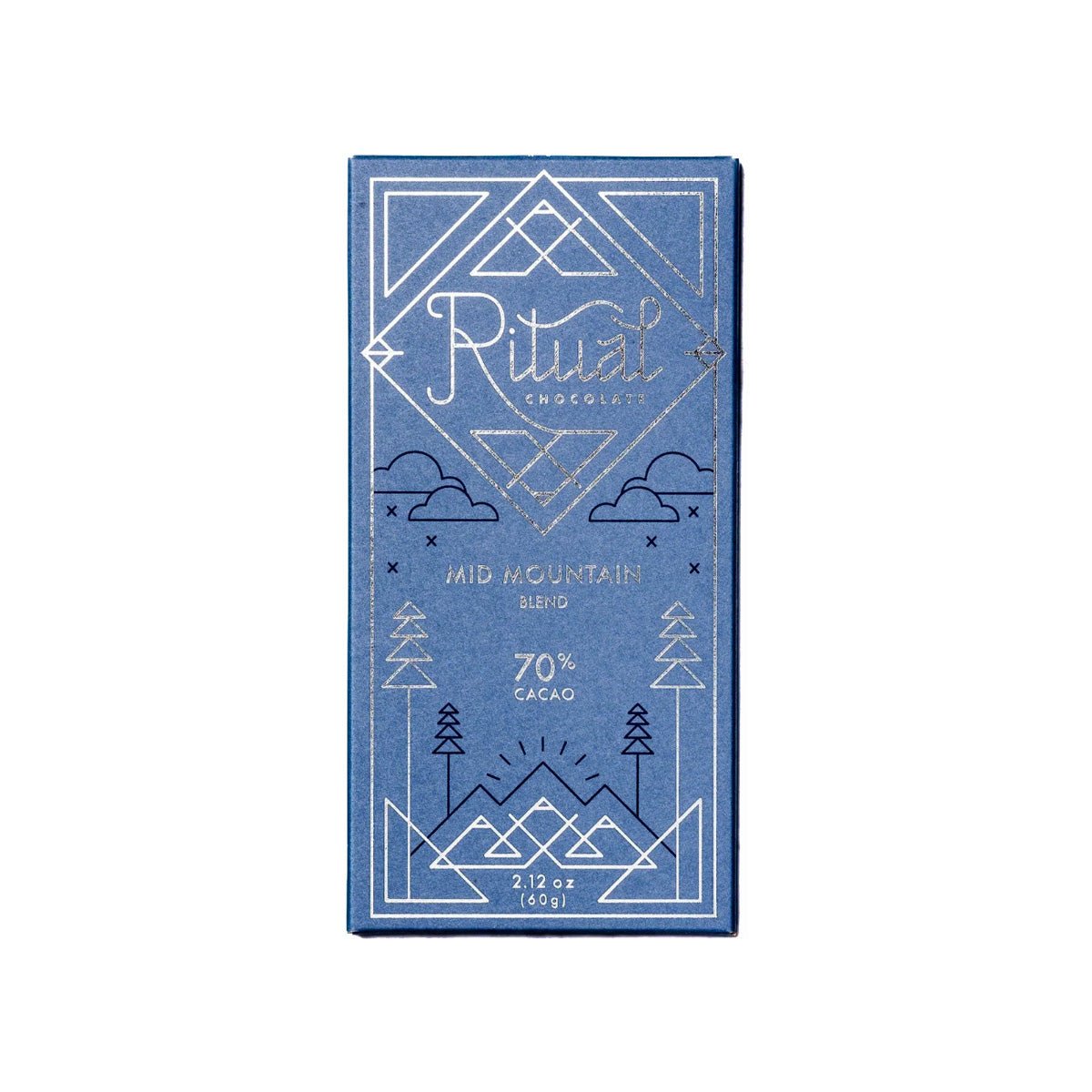 Ritual Chocolate Mid Mountain Blend 70% Dark Chocolate Bar - 60g