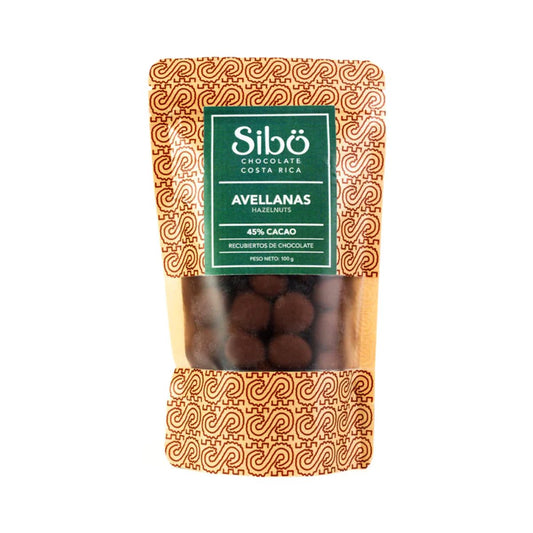 Sibu Hazelnuts Covered in 45% Dark Milk Chocolate Pouch - 100g
