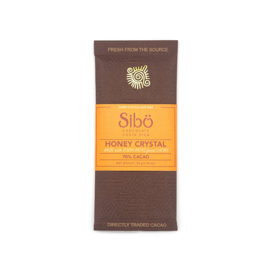Sibu Honey Crystal 70% Single Origin Dark Chocolate Bar - 50g