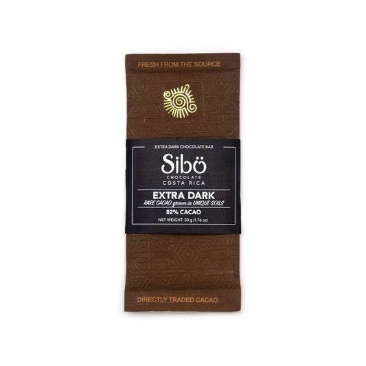 Sibu Single Origin 82% Extra Dark Chocolate Bar - 50g
