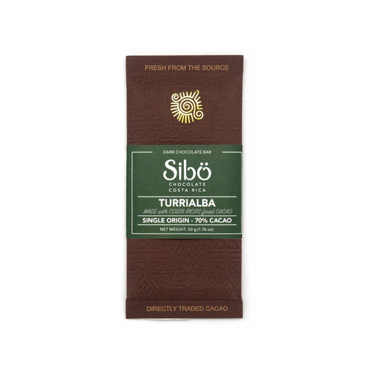 Sibu Turrialba 70% Single Origin Dark Chocolate Bar - 50g