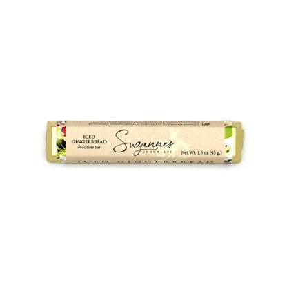 Suzanne's Chocolate Iced Gingerbread Milk Chocolate Bar - 45g