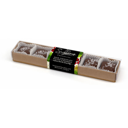 Suzanne's Chocolate Milk Chocolate Salted-Caramels Box - 6-pc - 70g