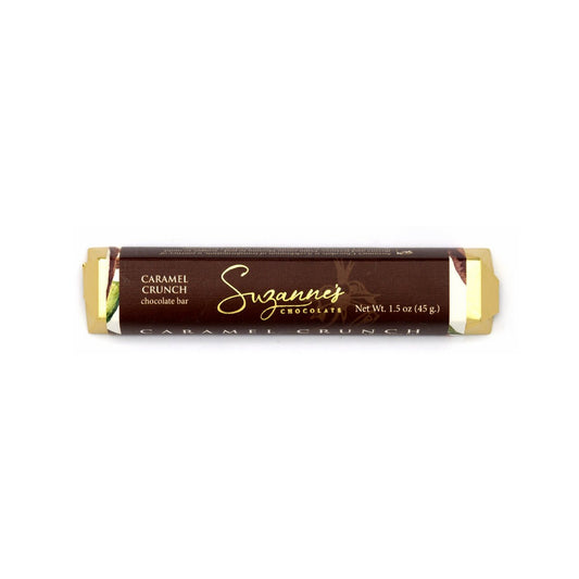 Suzanne's Chocolate Caramel Crunch 61% Dark Chocolate Bar - 45g