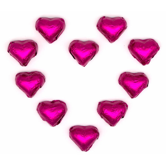Suzanne's Chocolate Milk Chocolate Hazelnut Praline Hearts Bag - 10 pc