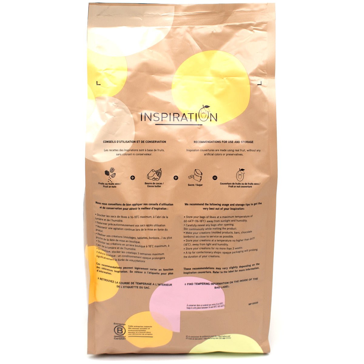 Valrhona Inspiration Amande Les Feves 30% Almond Couverture Discs