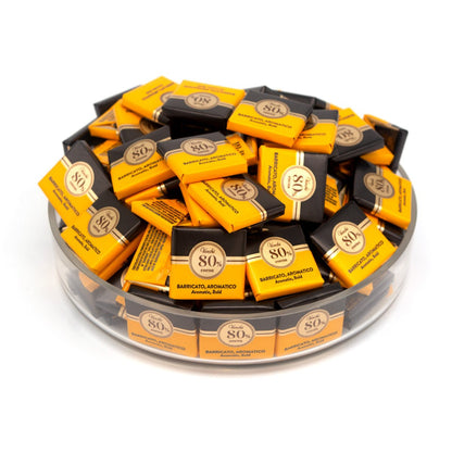 Venchi Barricato Aromatico 80% Dark Chocolate Napolitains