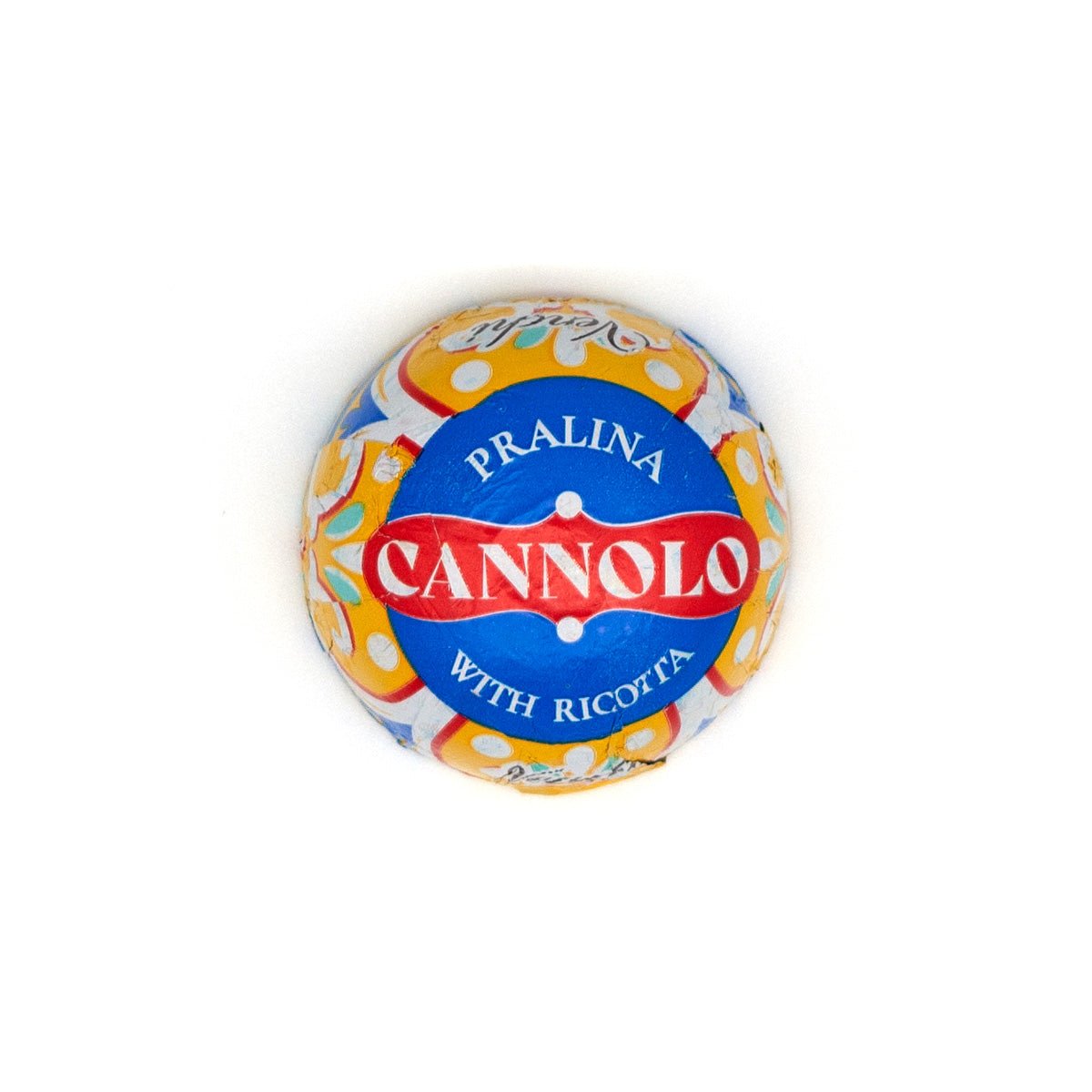 Venchi Cannolo Ricotta Orange & Biscuit in 56% Dark Chocolate Bonbons