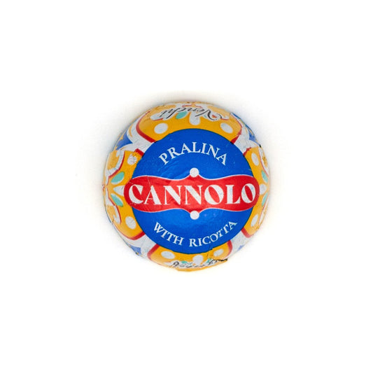 Venchi Cannolo Ricotta Orange & Biscuit in 56% Dark Chocolate Bonbons