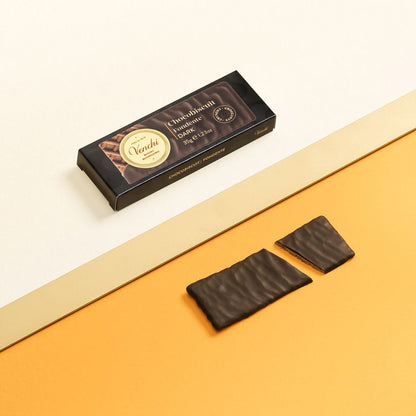 Venchi Chocobiscuit Fondente 56% Dark Chocolate & Biscuit Mini-Bar - 35g (Past Date)