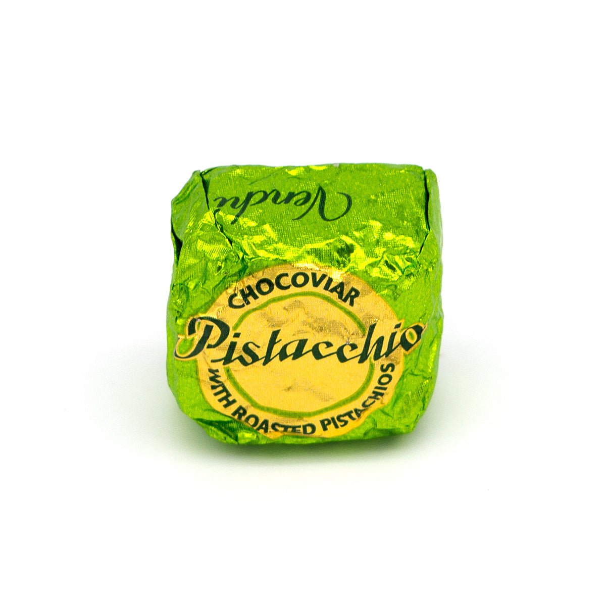 Venchi Cubotto Chocoviar Pistachio Hazelnut Creme in Dark Chocolate Cubes