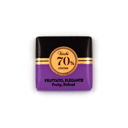 Venchi Fruttato Elegante Granblend 70% Dark Chocolate Napolitains