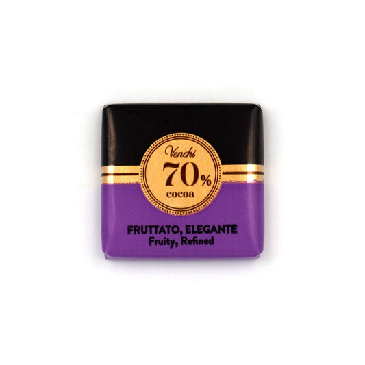 Venchi Fruttato Elegante Granblend 70% Dark Chocolate Napolitains