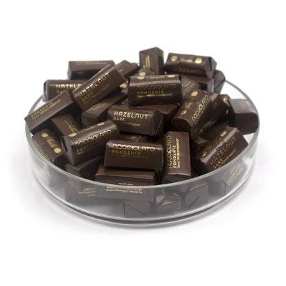 Venchi Whole Hazelnuts in 60% Dark Chocolate Ingots