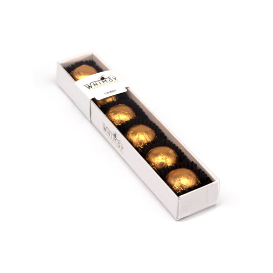 Whimsy Chocolates Churro Gold Chocolate Meltaways - 6-piece