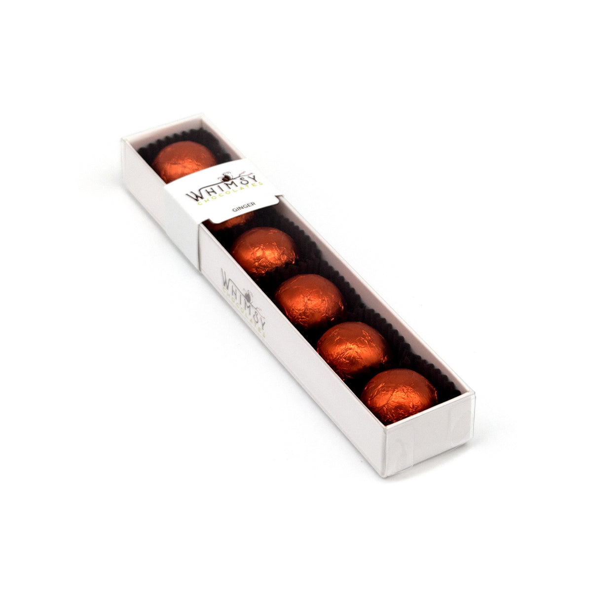 Whimsy Chocolates Ginger Dark Chocolate Meltaways
